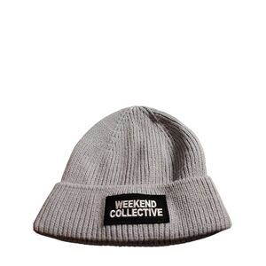 ASOS Weekend Collective Unisex Knit Beenie Winter Streetwear Hat Gray Warm O/S